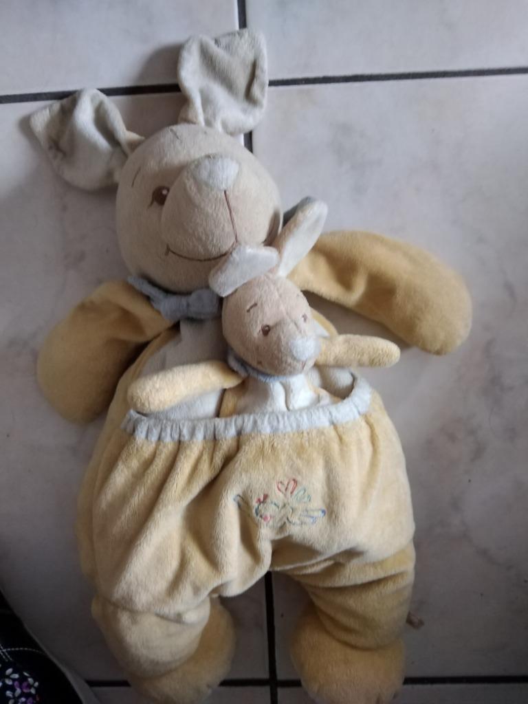 knuffel noukie,s kangeroe met baby (doos pam), Ophalen of Verzenden, Nieuw