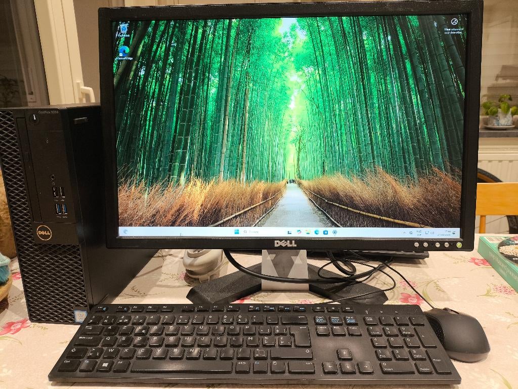Dell Optiplex 3050, Windows 11, scherm, toetsenbord en muis, Ophalen, Gebruikt, 8 GB, HDD