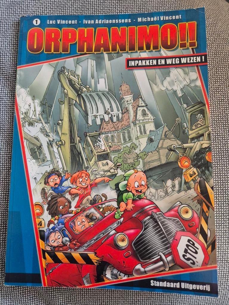 Orphanimo!! Inpakken en weg wezen, Boeken, Eén comic, Ophalen of Verzenden, Zo goed als nieuw