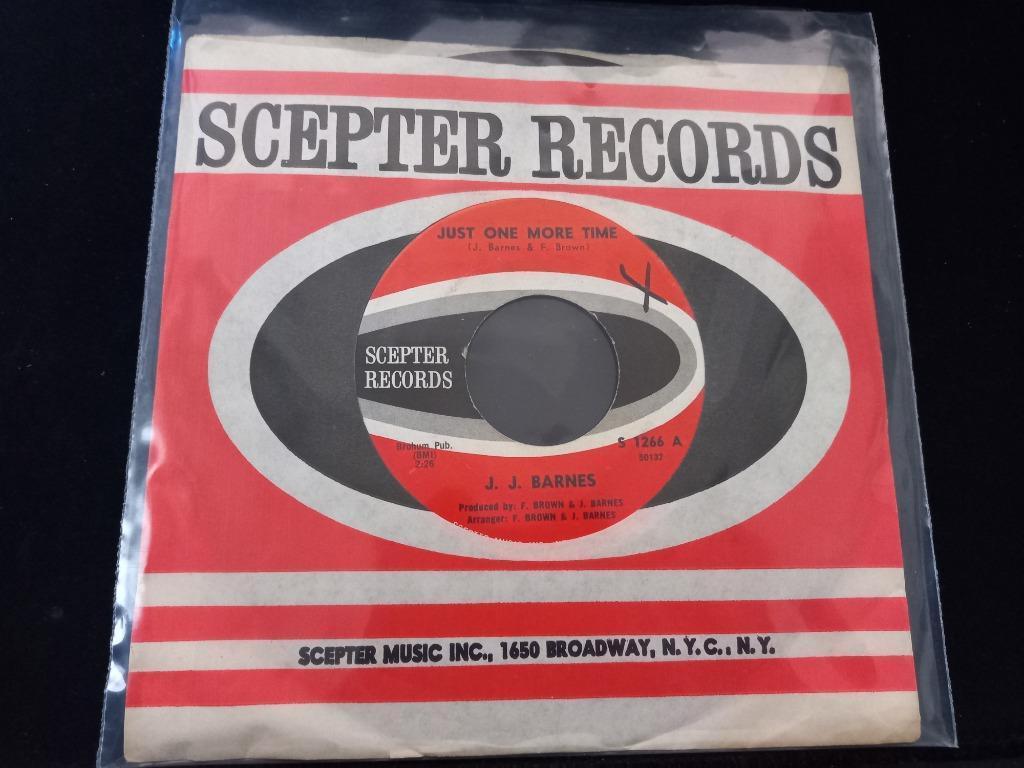 J. J. Barnes ‎– Just One More Time - '7 Popcorn Oldie, 7 inch, Single, Ophalen of Verzenden, Zo goed als nieuw