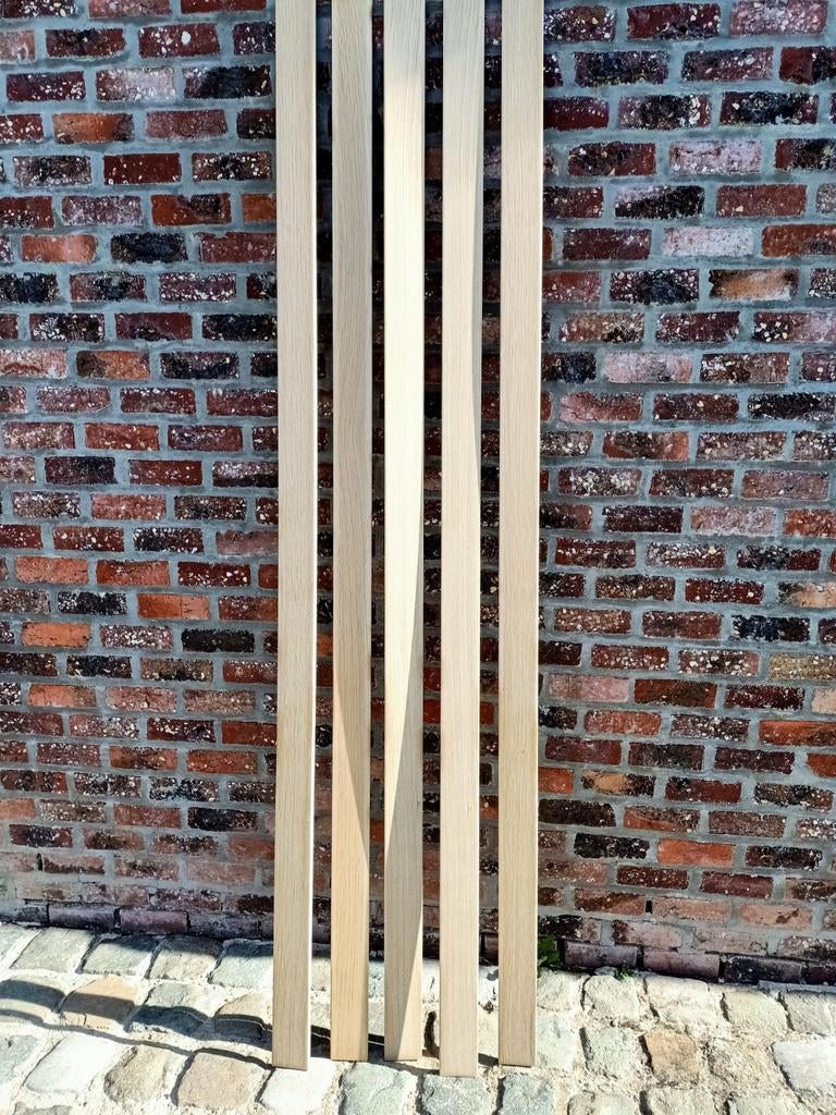 Deurlijsten eik fineer op MDF, Doe-het-zelf en Bouw, Ophalen, Zo goed als nieuw