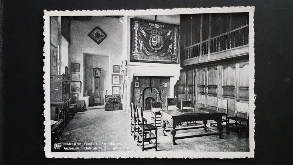 Oudenaarde Audenarde Stadhuis Archiefkamer, Verzenden, 1960 tot 1980, Ongelopen, Oost-Vlaanderen