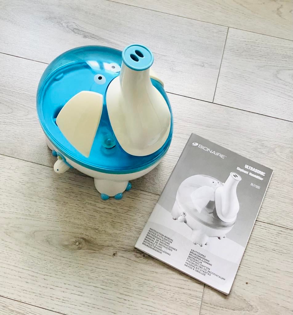 Humidificateur bionaire ultrasonique bu1500 elephant bleu, Neuf