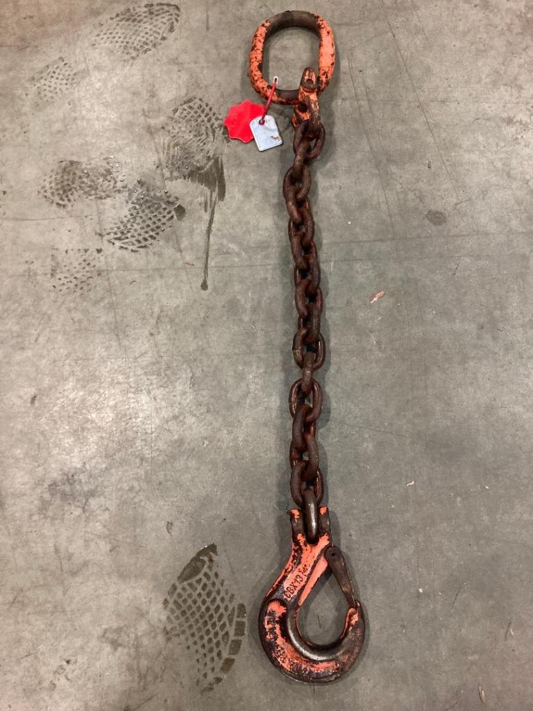1-sprong hijsketting 10mm met klephaken, Ophalen of Verzenden, Gebruikt