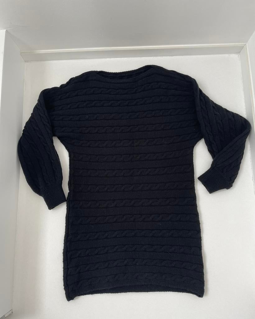 Zwarte jurk winter maat 36 NIEUW, Zwart, Nieuw, Ophalen of Verzenden, Maat 36 (S)