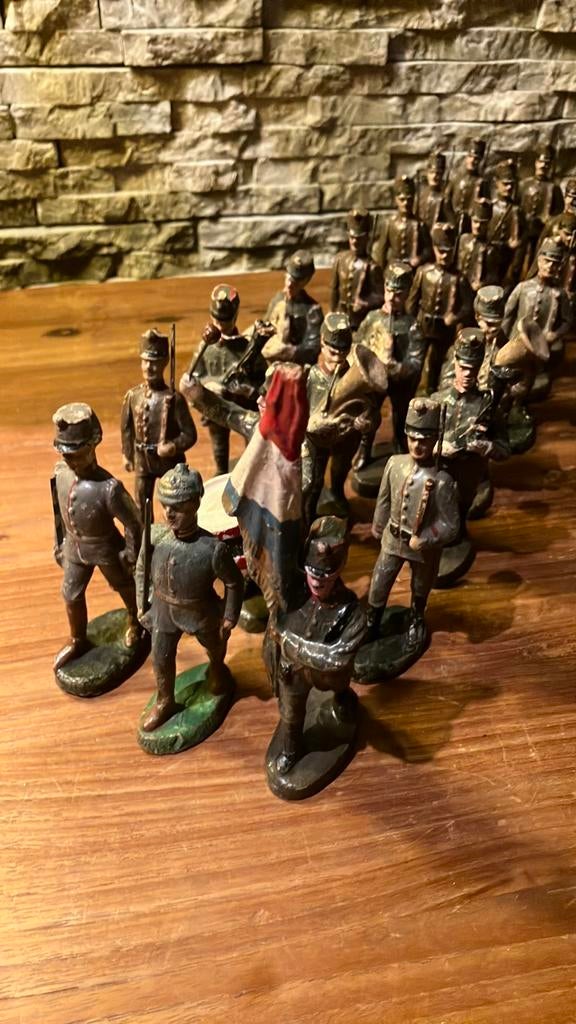 Soldats armée néerlandaise Elastolin, Ophalen of Verzenden, Gebruikt