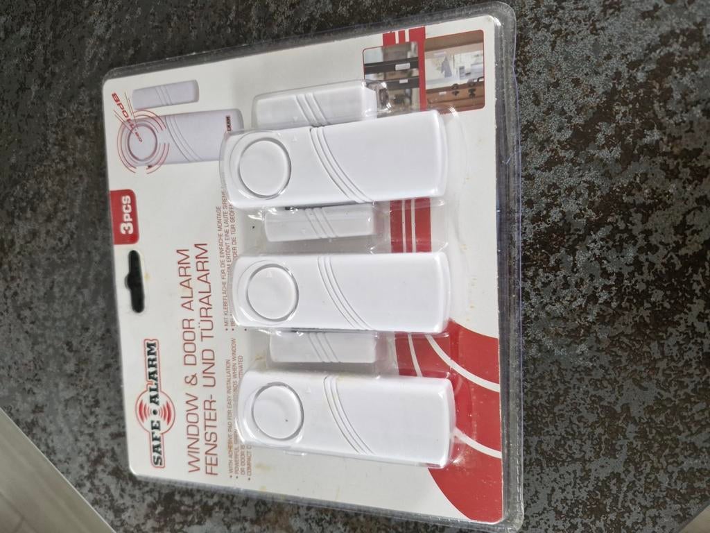 Nieuw!! 3-delig deur- en raamalarm, Ophalen of Verzenden, Nieuw