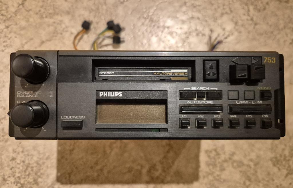 Autoradio Philips pour voitures anciennes, Enlèvement, Utilisé