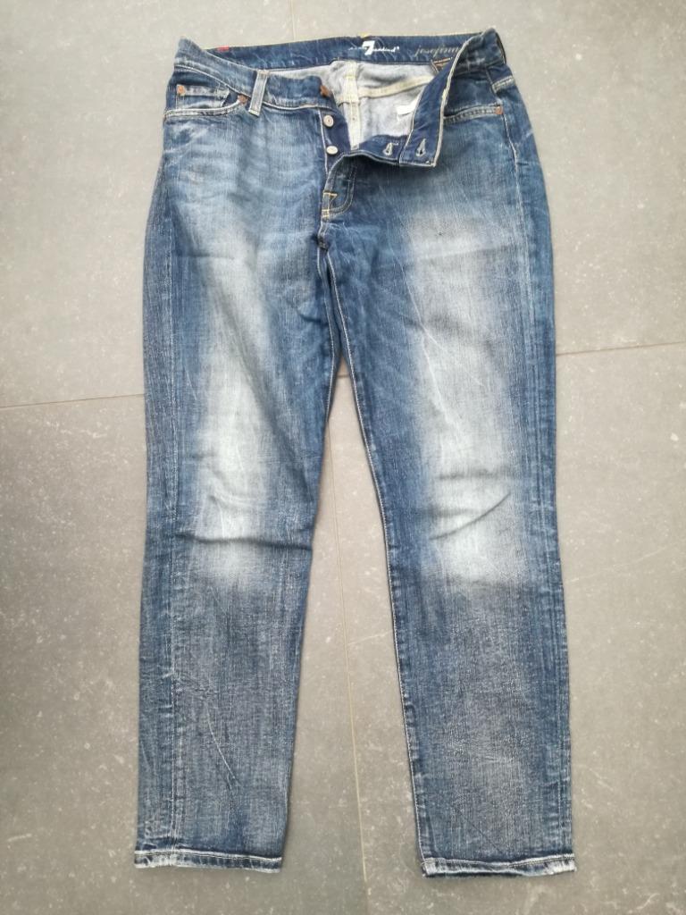 Mooie jeansbroek voor dames.   (for all 7 mankind), Kleding | Dames, Maat 38/40 (M), Blauw, Ophalen of Verzenden, Zo goed als nieuw