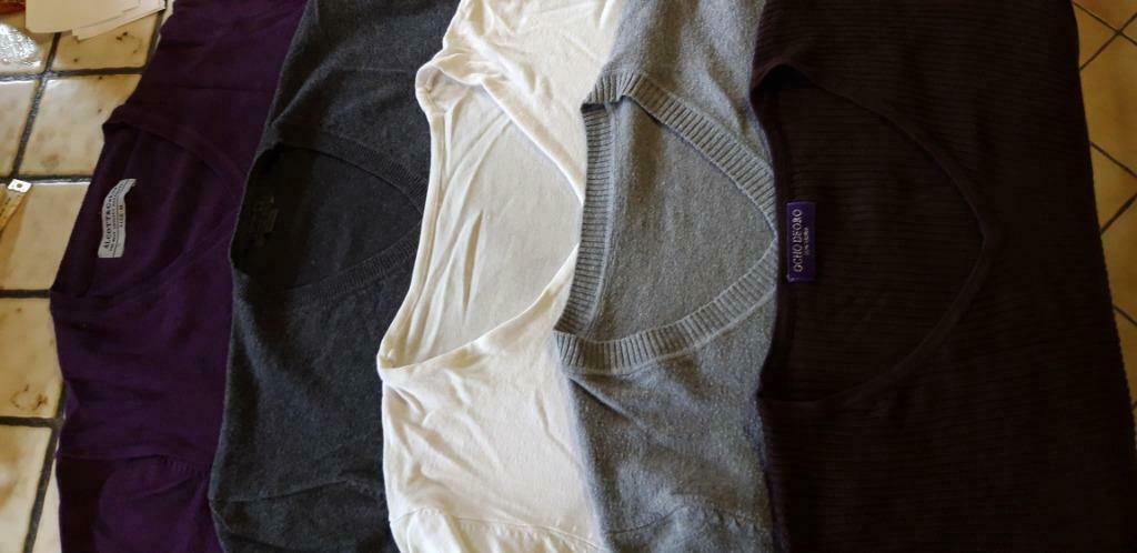 Lot de 5 pulls-sweats pour homme - M, Ophalen, Gedragen, Maat 48/50 (M), Overige kleuren