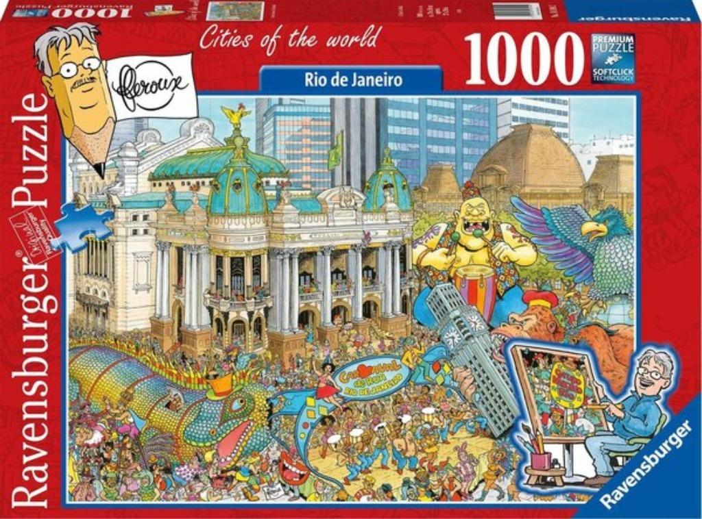 Ravensburger Cities of the World - Rio de Janeiro, Ophalen of Verzenden, 500 t/m 1500 stukjes, Zo goed als nieuw, Legpuzzel