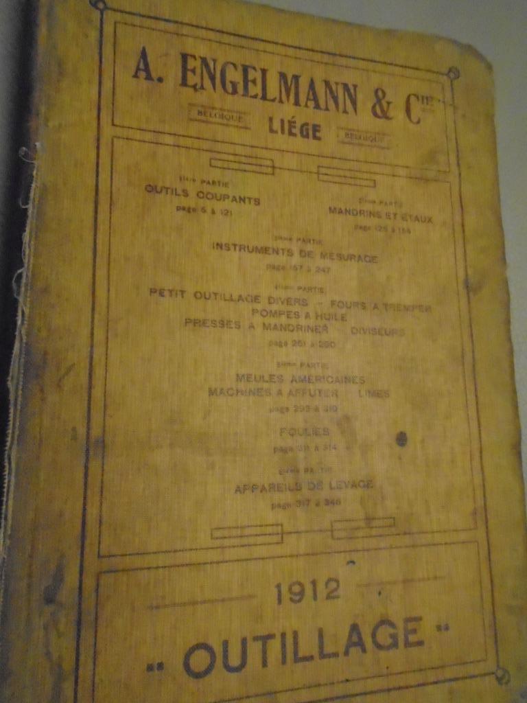 "FRANS LITERATUUR"GEREEDSCHAP"STAALWERKENxFORGES"1912, Ophalen of Verzenden, EGELMANN