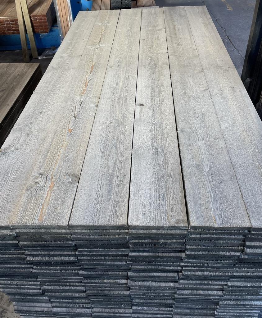 Barnwood I Verouderd steigerhout I steigerplanken grijs 15mm, Doe-het-zelf en Bouw, Hout en Planken, Geïmpregneerd, Minder dan 25 mm