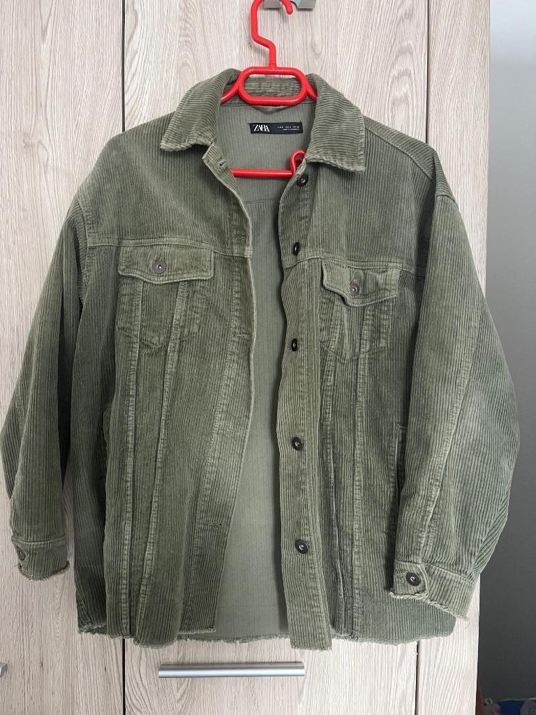 Veste vert kaki taille S en coton Zara, Vêtements | Femmes, Vestes | Été, Enlèvement ou Envoi, Comme neuf, Vert, Zara