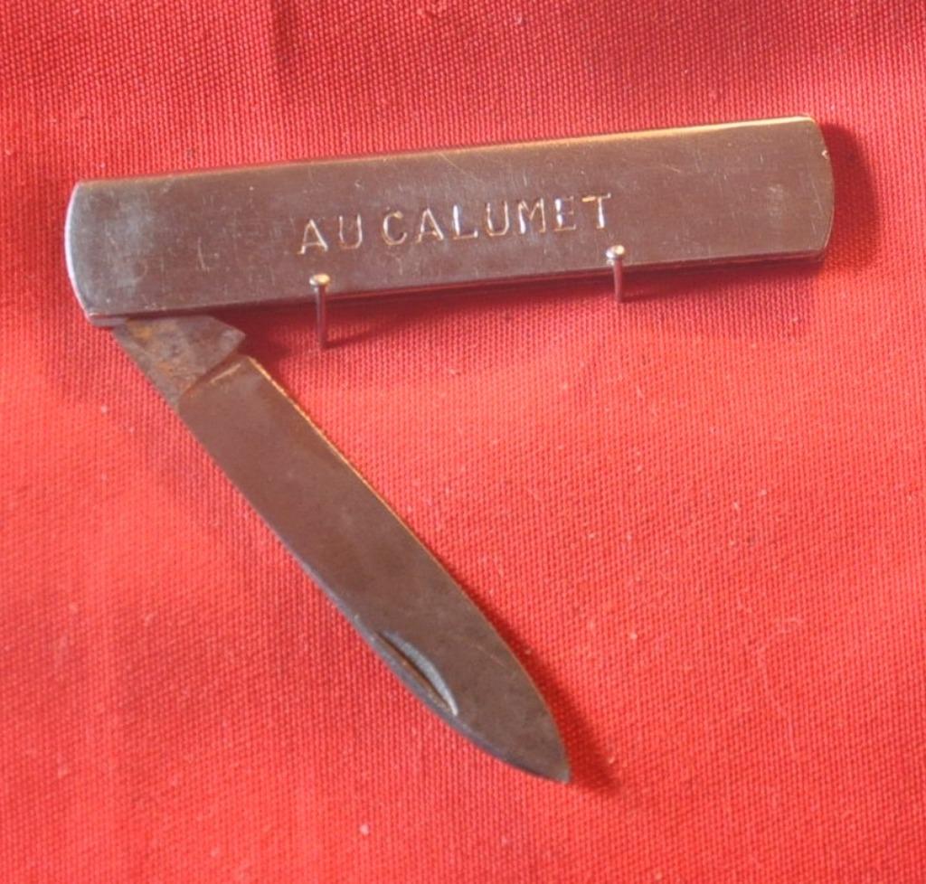 canif publicitaire au calumet, Collections, Enlèvement ou Envoi, Utilisé, Ustensile