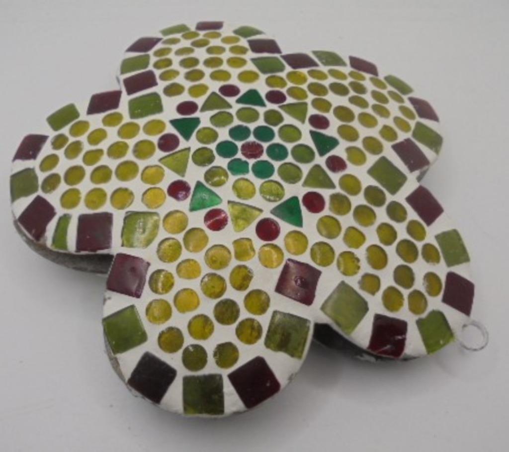 MOZAIEK BLOEM HANGER MULTICOLOR NIEUW, Tuin en Terras, Tuinwanddecoratie, Nieuw, Ophalen of Verzenden