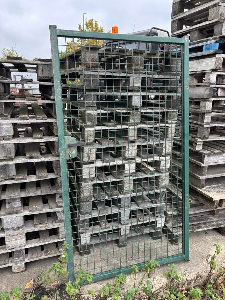 Tuinpoort afsluiting voetgangerspoort poortje poort, Ophalen, Zo goed als nieuw