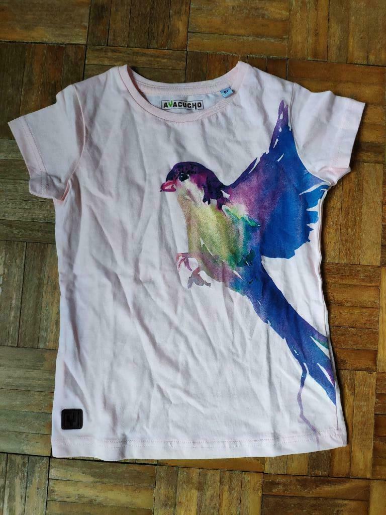 Roos Ayacucho t-shirt vogel - maat 110 116 - NIEUW, Ophalen of Verzenden, Zo goed als nieuw, Meisje, Shirt of Longsleeve