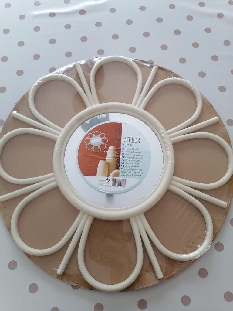 Spiegel diameter 48 cm nieuw, Ophalen of Verzenden, Nieuw