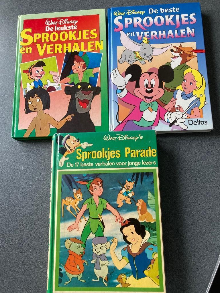 Kinderboeken-de beste sprookjes - 2 st  (4 euro/2 stuks, Livres, Garçon ou Fille, Enlèvement ou Envoi, Walt Disney, Utilisé