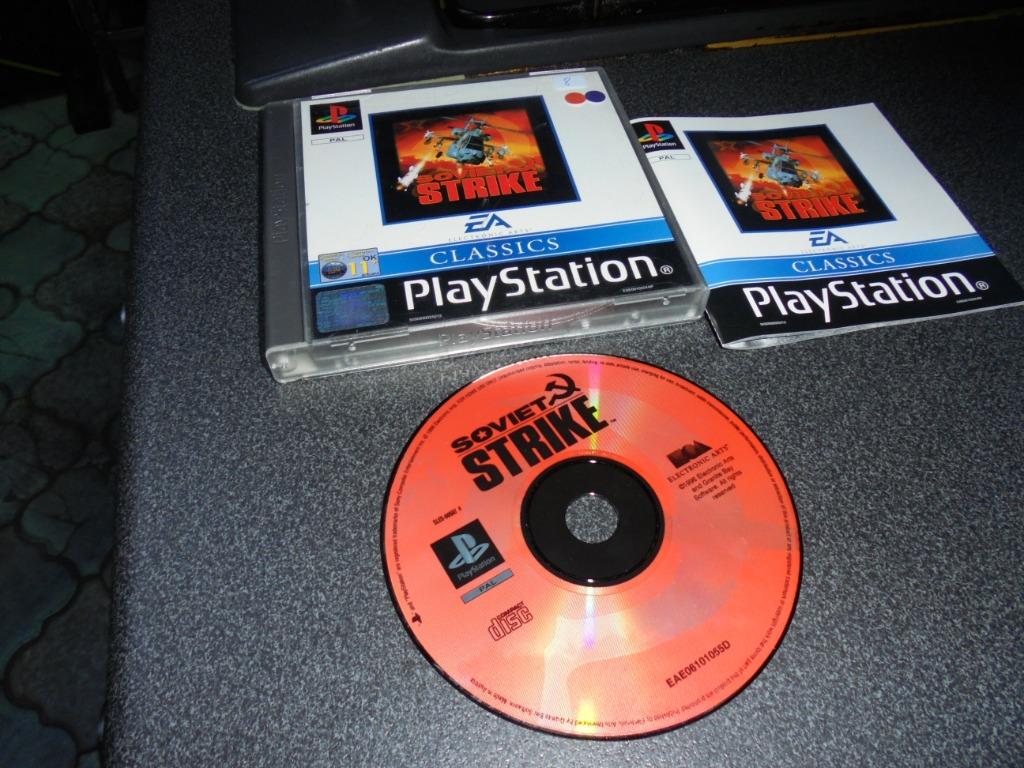Playstation 1 Soviet Strike (orig-compleet), Consoles de jeu & Jeux vidéo, Jeux | Sony PlayStation 1, Enlèvement ou Envoi, 1 joueur