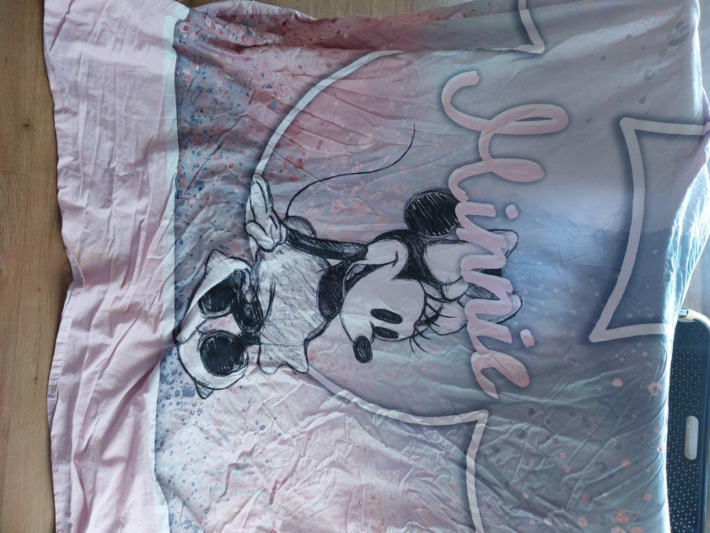 2p dekbedovertrek van Minnie, Dekbedovertrek, Tweepersoons, Ophalen of Verzenden, Zo goed als nieuw