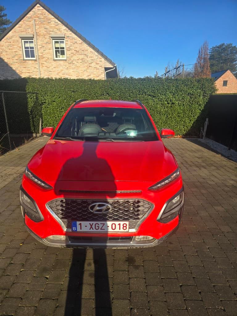Hyundai Kona – 2020 – 55.000 km, Auto's, Zwart, Leder, Handgeschakeld, 5 deurs