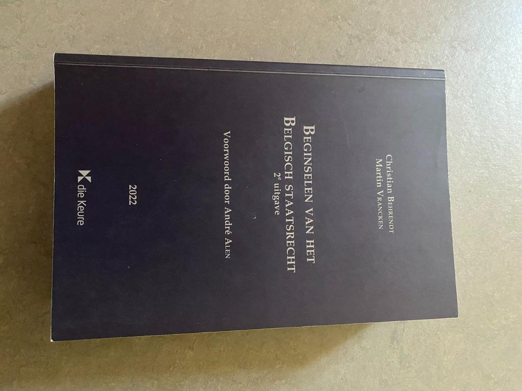 Beginselen van het Belgisch Staatsrecht softcover, Boeken, Ophalen, Gelezen, Hoger Onderwijs