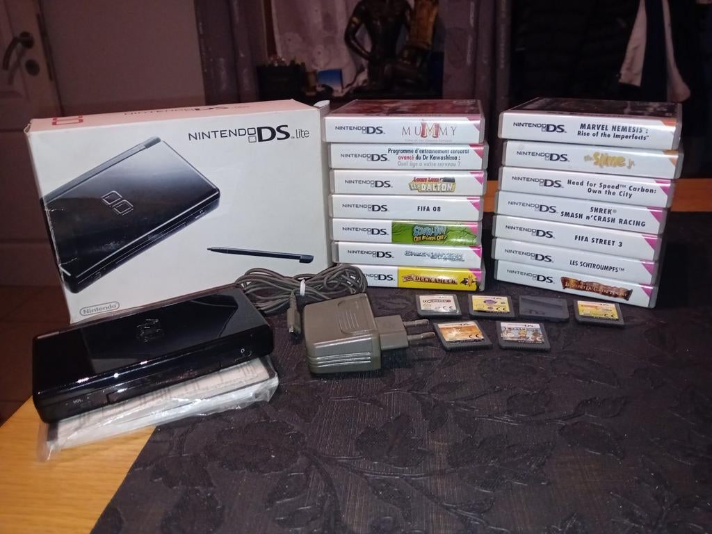 Lot nintendo ds lite, Games en Spelcomputers, Spelcomputers | Nintendo DS, Gebruikt, DS Lite, Ophalen of Verzenden