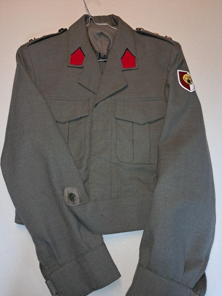 BELGIQUE - ABL - BLOUSON 5 Li - 1976, Ophalen of Verzenden, Landmacht, Kleding of Schoenen