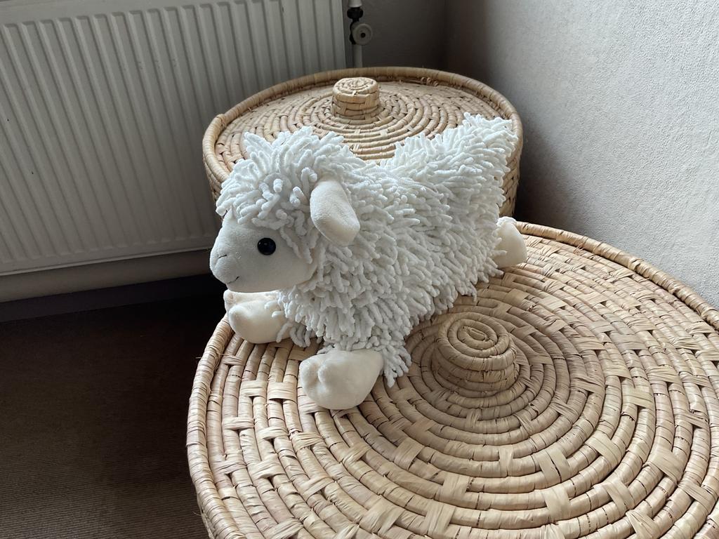 Knuffel schaap, Kinderen en Baby's, Speelgoed | Knuffels en Pluche, Ophalen, Zo goed als nieuw