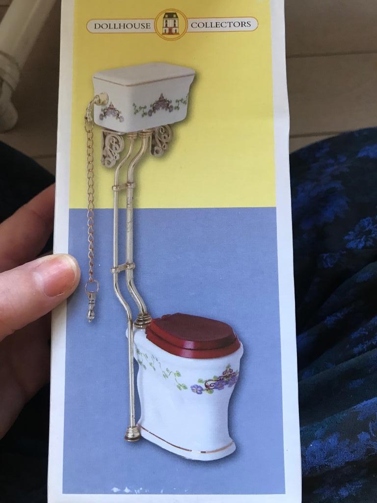Miniatuur victoriaans toilet, Enlèvement ou Envoi, Utilisé