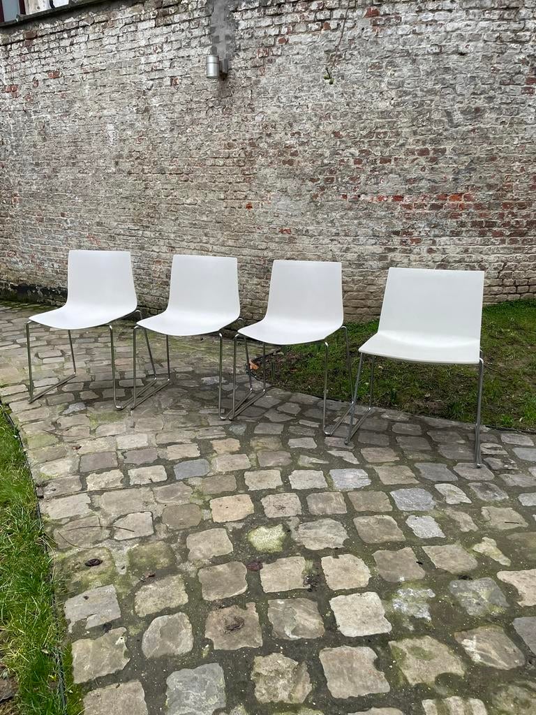 Eetkamer stoelen ARPER Catifa 46, Huis en Inrichting, Ophalen, Zo goed als nieuw, Metaal