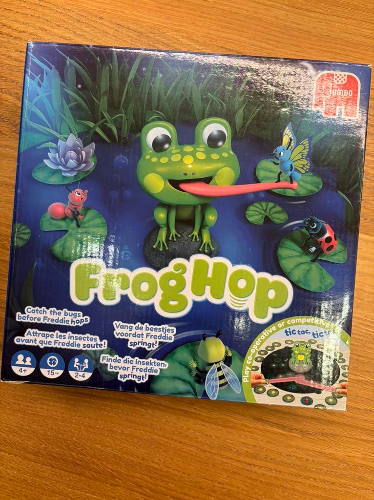 Jeu de société Froghop 4+ Jumbo, 1 ou 2 joueurs, Enlèvement ou Envoi, Utilisé, Jumbo