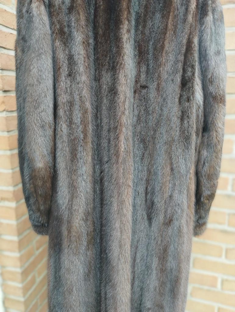Manteau fourrure vison, Taille 42/44 (L), Autre, Comme neuf, Brun