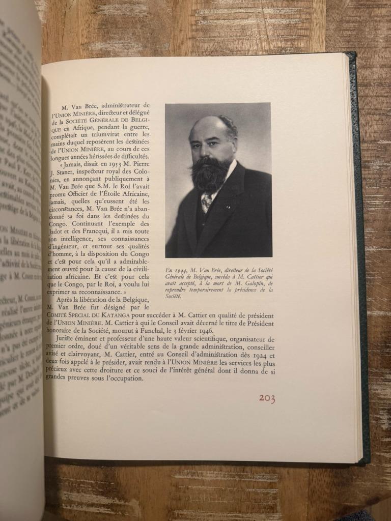 Union minière du Haut-Katanga 1906 - 1956, Enlèvement ou Envoi, 20e siècle ou après, Comme neuf