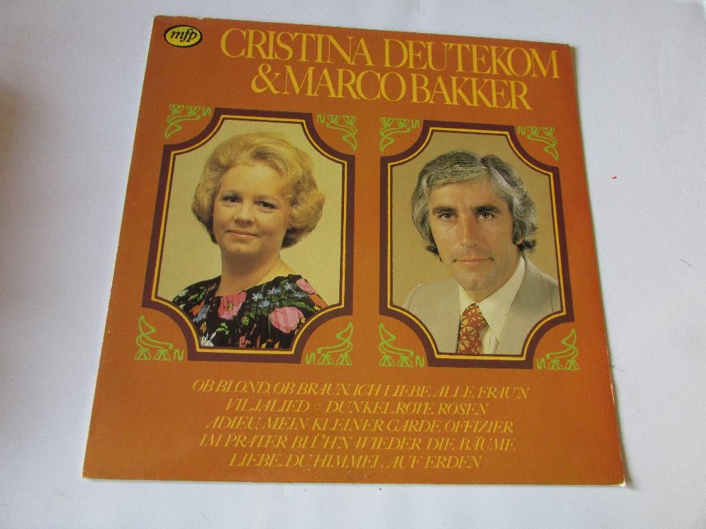 CHRISTINA DEUTEKOM & MARCO BAKKER, LP, 12 pouces, Enlèvement ou Envoi, Utilisé, Romantique