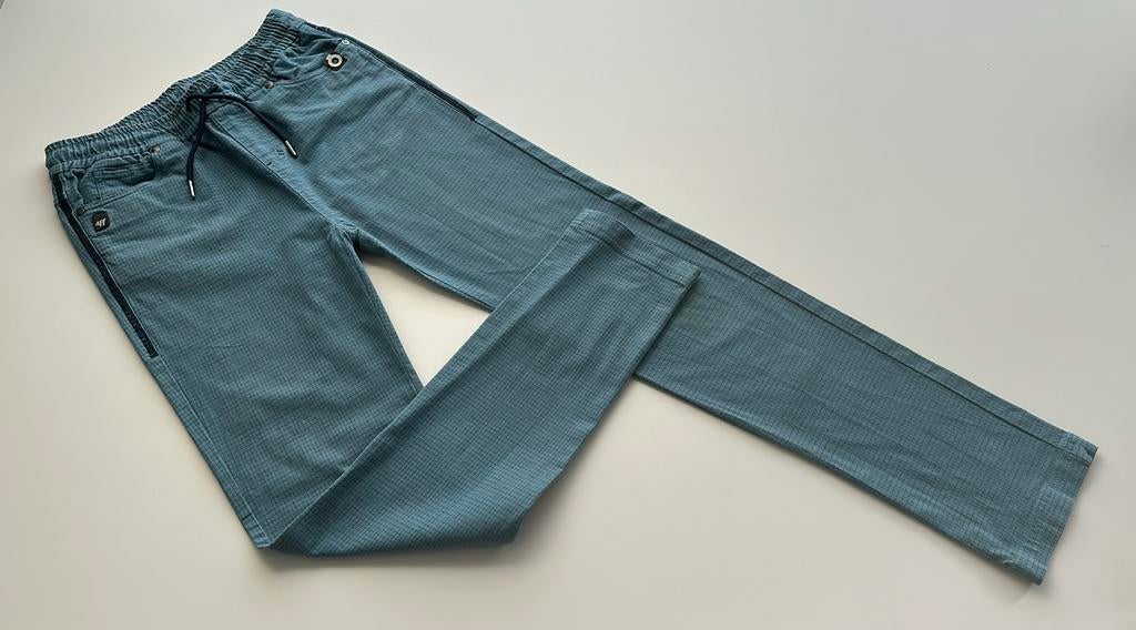 Broek geruit blauw zwart 4FF maat 158-164 / 13-14j, Broek, Gebruikt, Ophalen of Verzenden, 4 funky Flavours