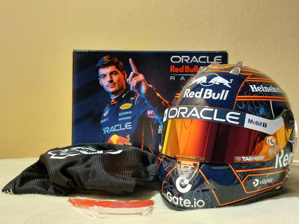 Casque Max Verstappen Red Bull F1 Orange 2025 1:2, Enlèvement ou Envoi, Neuf, ForTwo