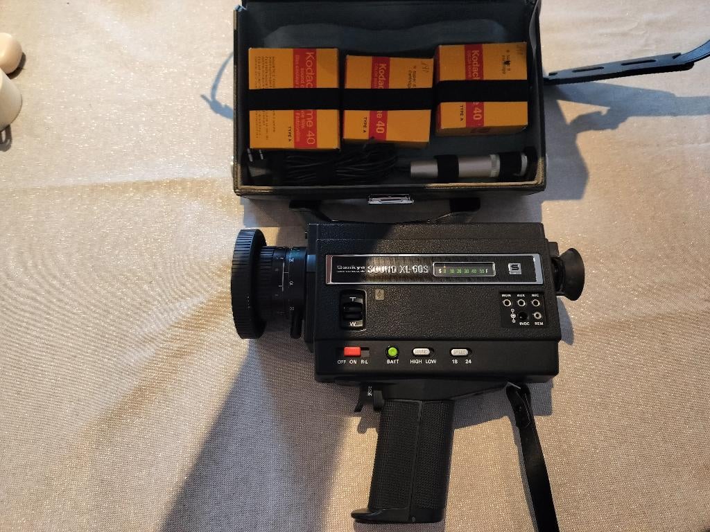 Sankyo XL-60S Vintage videocamera, Enlèvement ou Envoi, 8 mm, Caméra