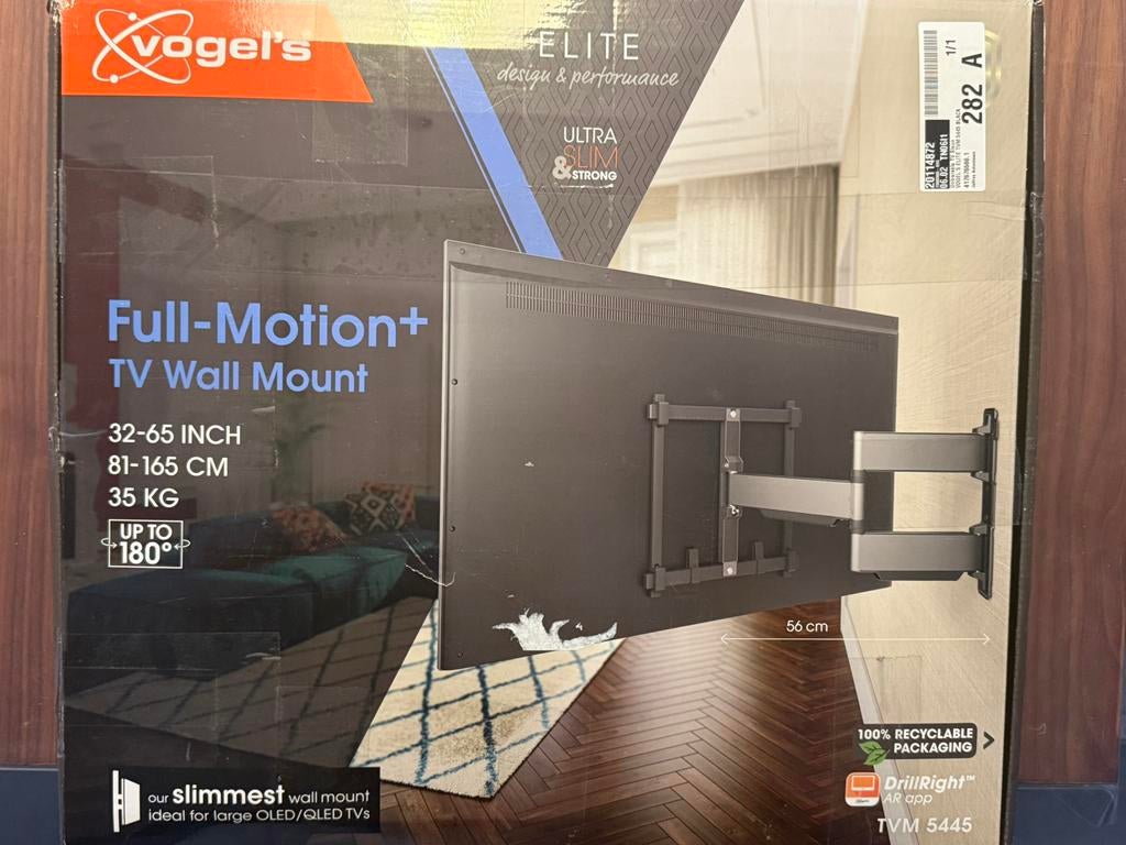 Nouveau ! Vogel's Elite 5445 Black - Support pour téléviseur, Enlèvement, Neuf
