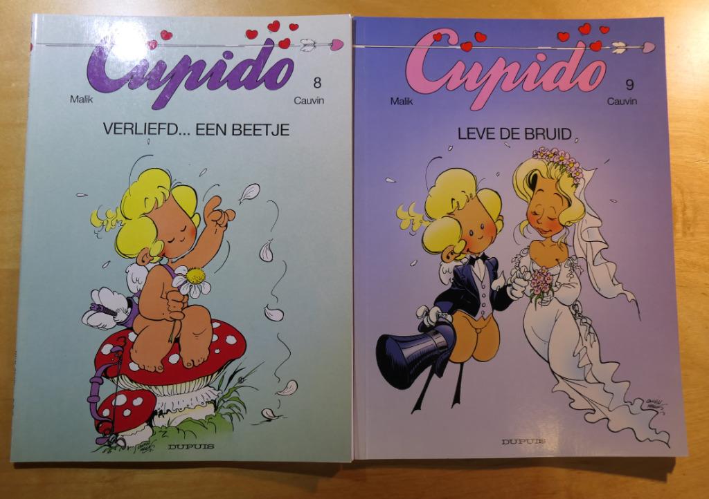 Cupido - Malik/Cauvin - 10 nrs, Boeken, Stripverhalen, Meerdere stripboeken, Ophalen, Zo goed als nieuw, Malik - Cauvin
