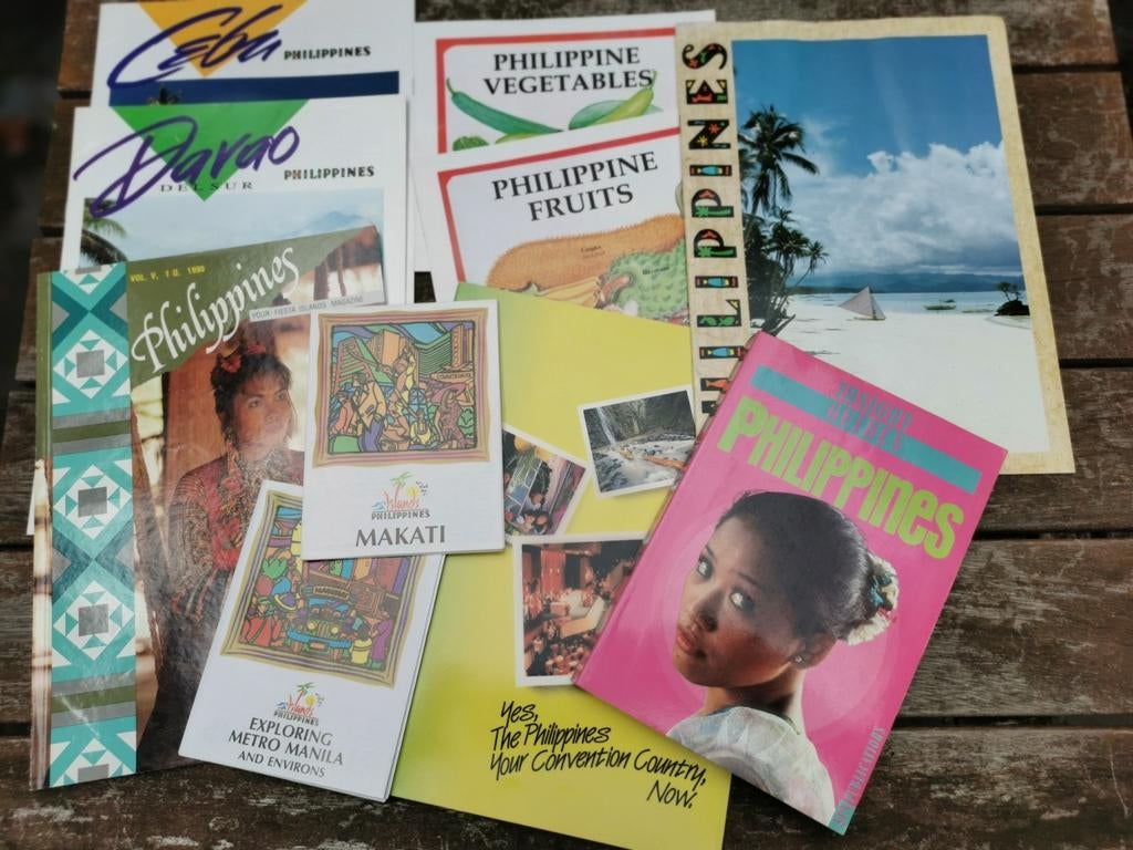 Lot reisgids + brochures Filippijnen Filipijnen Philippines, Ophalen of Verzenden, Zo goed als nieuw