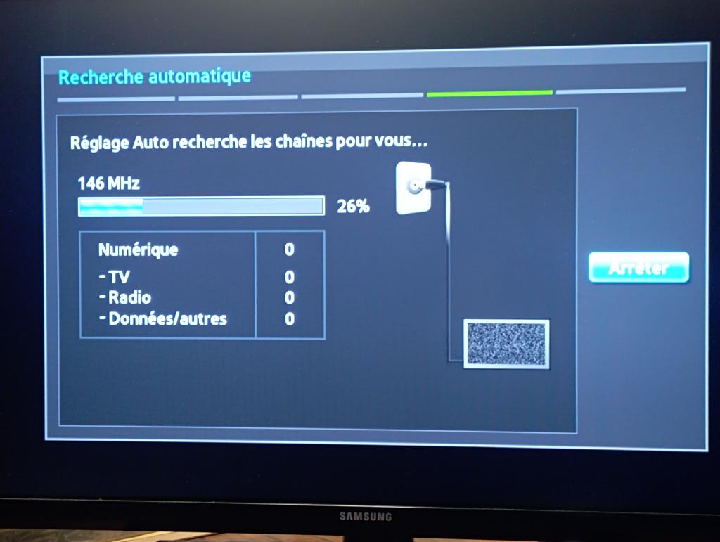 LED Samsung 82 cm fonctionne (HDMI a reparer), Enlèvement, Utilisé