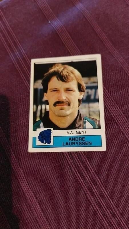 Panini / Sticker / Andre Laureyssen / AA Gent / Football 88, Verzamelen, Ophalen of Verzenden, Poster, Plaatje of Sticker