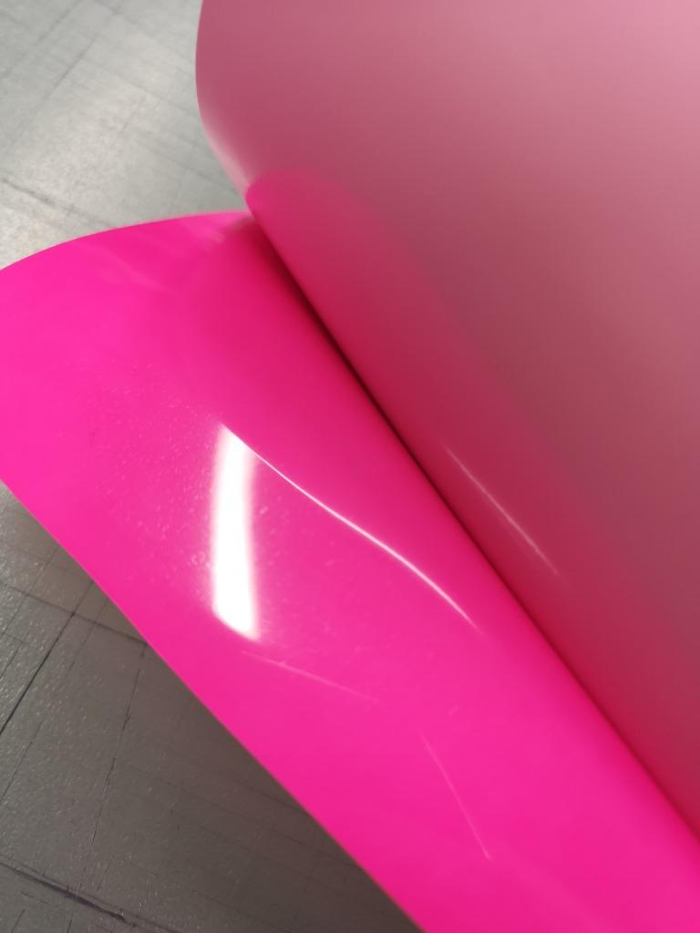 65m Vinyle pour transfert textile rose fluo 50cm, Enlèvement ou Envoi, Neuf