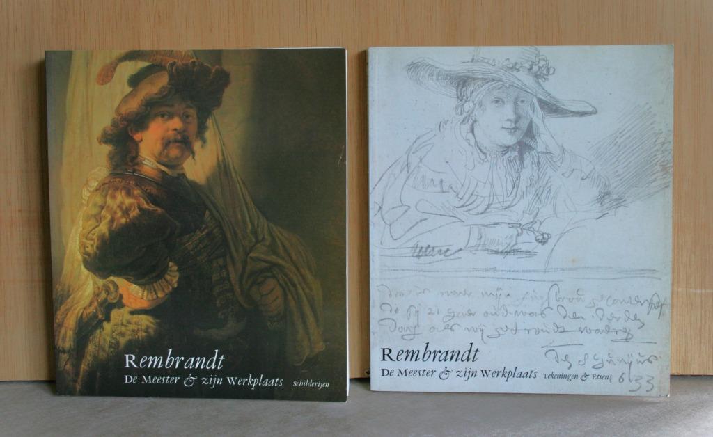 Rembrandt: De meester & zijn werkplaats. Twee delen €18., Gelezen, Ophalen of Verzenden, Brown&Kelch&van Thiel, Schilder- en Tekenkunst