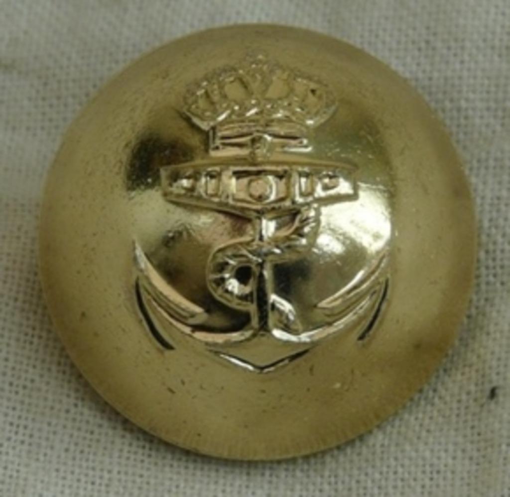 Knoop Uniform DT /CT /AT, Korps Mariniers, 22mm, 1 stuks.(2), Collections, Enlèvement ou Envoi, Marine, Autres types