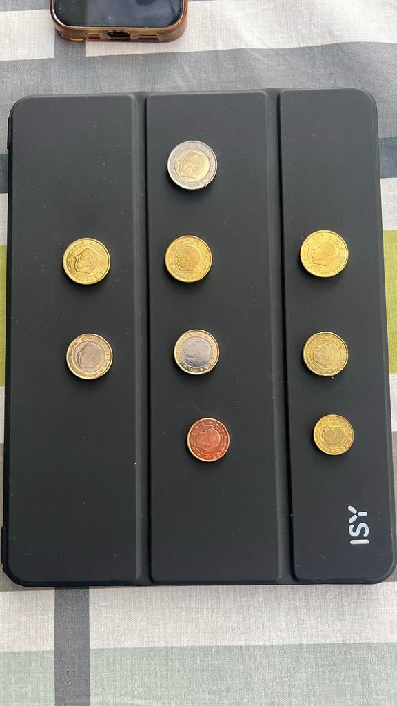 Euromunten belgie van 1999 en 2000, Ophalen