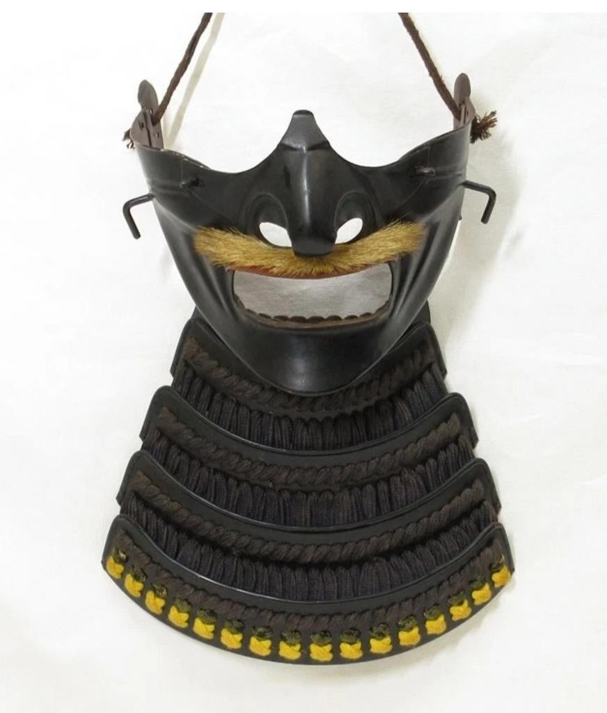 Menpo Yoroi samoerai masker, Verzamelen, Ophalen of Verzenden